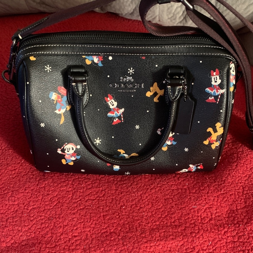 Coach Black Bag with Disney Characters